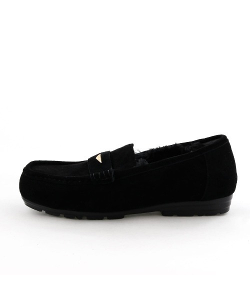 HIMIKO（ヒミコ）の「【HIMIKO】【撥水】メタルポイントふわふわモカシン/651332（モカシン/デッキシューズ・レディース・ベージュ/パープル/ブラック・21.5cm/22.0cm/22.5cm/23.0cm/23.5cm/24.0cm/24.5cm/25.0cm/25.5cm/26.0cm/26.5cm）」の10枚目の写真