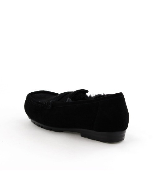 HIMIKO（ヒミコ）の「【HIMIKO】【撥水】メタルポイントふわふわモカシン/651332（モカシン/デッキシューズ・レディース・ベージュ/パープル/ブラック・21.5cm/22.0cm/22.5cm/23.0cm/23.5cm/24.0cm/24.5cm/25.0cm/25.5cm/26.0cm/26.5cm）」の11枚目の写真