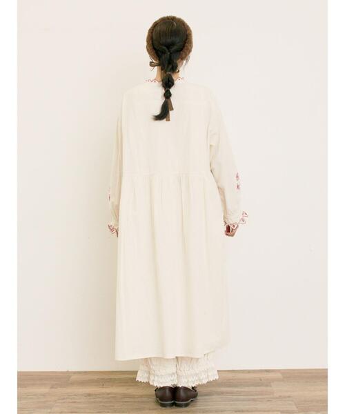 セール】【S/Mサイズ】配色刺繍ワンピース（ワンピース）｜Samansa