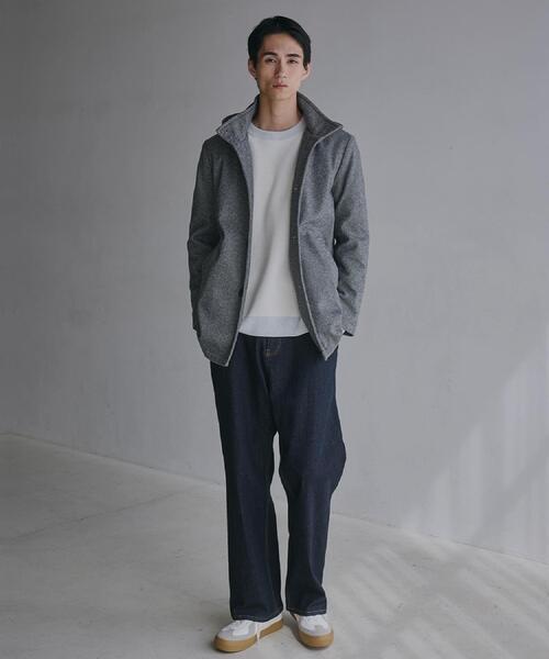 THE SHOP TK （ザ ショップ ティーケー ）の「コットンカーブデニム 【セットアップ可/洗濯機OK】（デニムパンツ・メンズ・ネイビー/ブラック・04/03/02）」の9枚目の写真