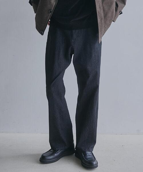 THE SHOP TK （ザ ショップ ティーケー ）の「コットンカーブデニム 【セットアップ可/洗濯機OK】（デニムパンツ・メンズ・ネイビー/ブラック・04/03/02）」の8枚目の写真