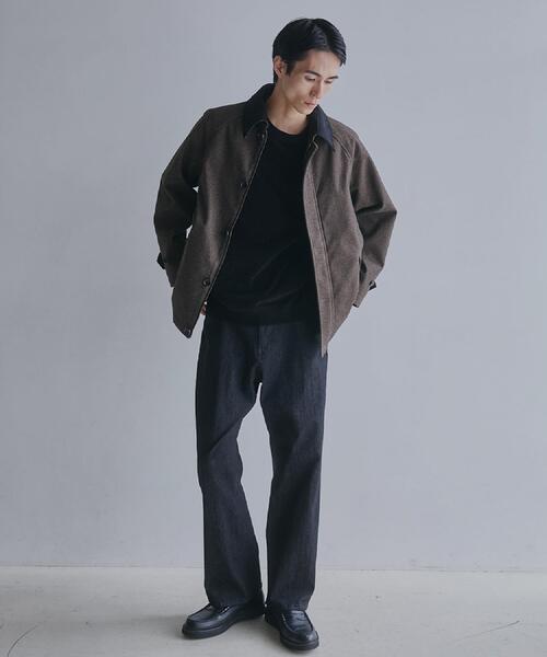 THE SHOP TK （ザ ショップ ティーケー ）の「コットンカーブデニム 【セットアップ可/洗濯機OK】（デニムパンツ・メンズ・ネイビー/ブラック・04/03/02）」の7枚目の写真