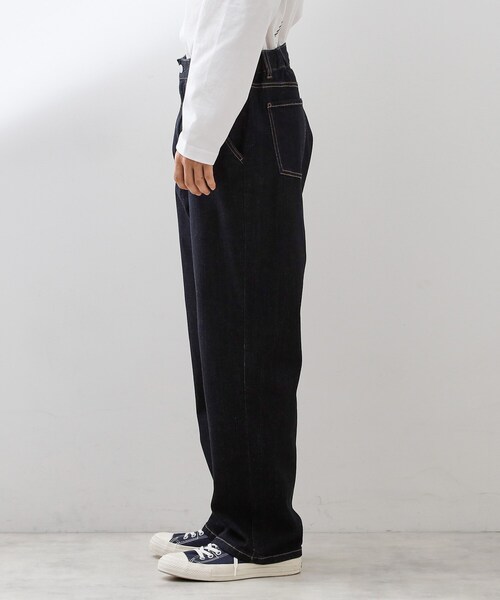 THE SHOP TK （ザ ショップ ティーケー ）の「コットンカーブデニム 【セットアップ可/洗濯機OK】（デニムパンツ・メンズ・ネイビー/ブラック・04/03/02）」の17枚目の写真
