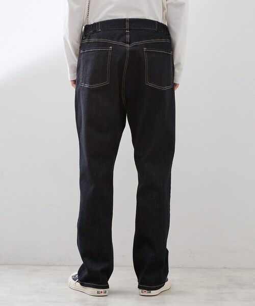 THE SHOP TK （ザ ショップ ティーケー ）の「コットンカーブデニム 【セットアップ可/洗濯機OK】（デニムパンツ・メンズ・ネイビー/ブラック・04/03/02）」の16枚目の写真