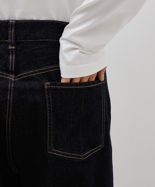 THE SHOP TK （ザ ショップ ティーケー ）の「コットンカーブデニム 【セットアップ可/洗濯機OK】（デニムパンツ・メンズ・ネイビー/ブラック・04/03/02）」の13枚目の写真