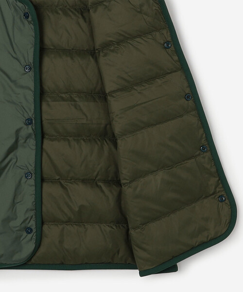 ORCIVAL(オーシバル)の「ORCIVAL | ポリエステルタフタ インナーダウン ベスト WOMEN(ダウンベスト・レディース・ブラック/グリーン/ベージュ系その他・2/1)」の9枚目の写真