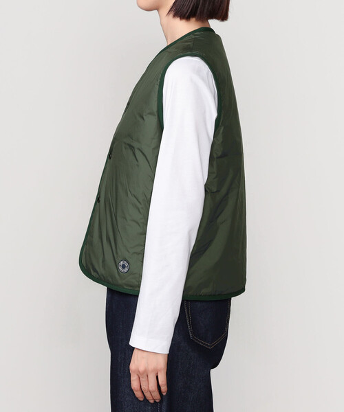 ORCIVAL(オーシバル)の「ORCIVAL | ポリエステルタフタ インナーダウン ベスト WOMEN(ダウンベスト・レディース・ブラック/グリーン/ベージュ系その他・2/1)」の13枚目の写真