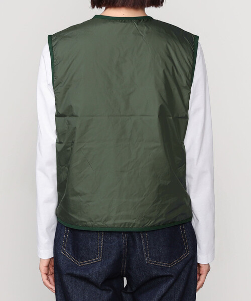 ORCIVAL(オーシバル)の「ORCIVAL | ポリエステルタフタ インナーダウン ベスト WOMEN(ダウンベスト・レディース・ブラック/グリーン/ベージュ系その他・2/1)」の14枚目の写真