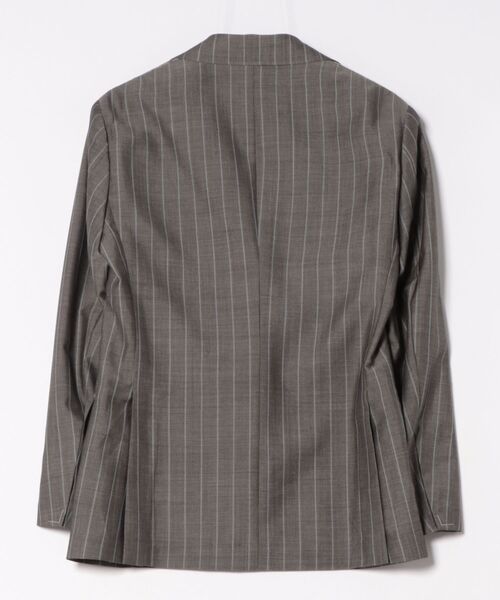 DESIGNWORKS（デザインワークス）の「【リングジャケット×デザインワークス】ストライプジャケット（セットアップ・メンズ・グレー系その他/ブラウン系その他・46/48/50/52）」の3枚目の写真