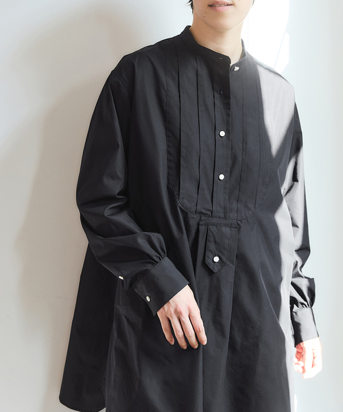 BLACK ピンタックシャツ（シャツ/ブラウス）｜IENA（イエナ）の