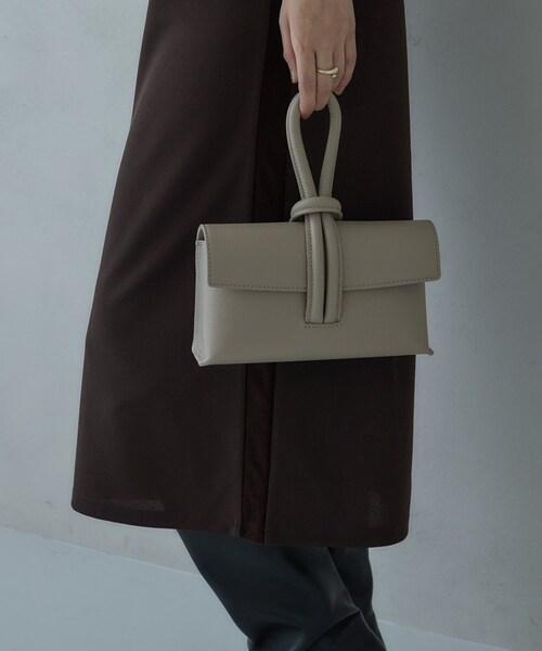 GALLEST（ギャレスト）の「【MILLELA FIRENZE】ループハンドルバッグ（ハンドバッグ・レディース・シルバー/ナチュラル/ブラック/ライトブルー・00）」の3枚目の写真