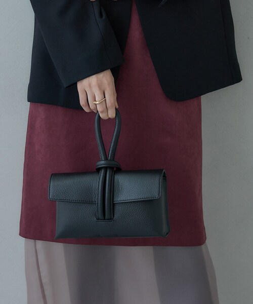 GALLEST（ギャレスト）の「【MILLELA FIRENZE】ループハンドルバッグ（ハンドバッグ・レディース・シルバー/ナチュラル/ブラック/ライトブルー・00）」の2枚目の写真