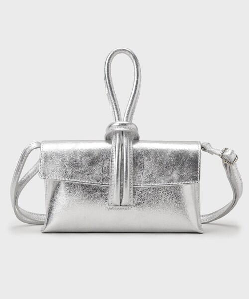 GALLEST（ギャレスト）の「【MILLELA FIRENZE】ループハンドルバッグ（ハンドバッグ・レディース・シルバー/ナチュラル/ブラック/ライトブルー・00）」の13枚目の写真