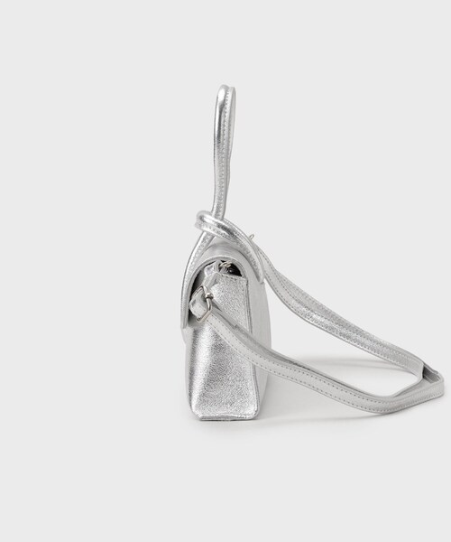 GALLEST（ギャレスト）の「【MILLELA FIRENZE】ループハンドルバッグ（ハンドバッグ・レディース・シルバー/ナチュラル/ブラック/ライトブルー・00）」の18枚目の写真