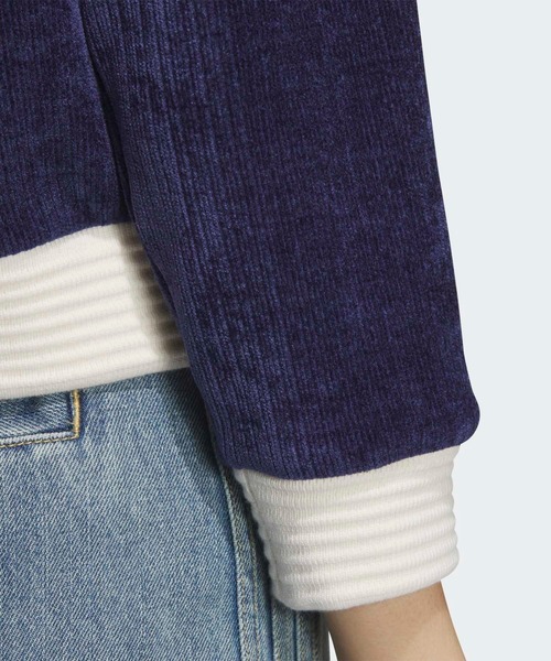 adidas（アディダス）の「カラー ジャケット / トラックジャケット / アディダスオリジナルス adidas Originals（ブルゾン・レディース・ホワイト/ブルー・SMALL/MEDIUM/LARGE/X-SMALL/XX-LARGE/3XL/X-LARGE）」の9枚目の写真