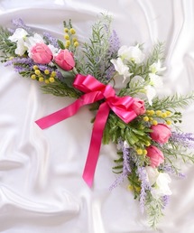 Salon de Lilas（サロンドリラ）の「華やかなムーンスワッグ（インテリア雑貨）」