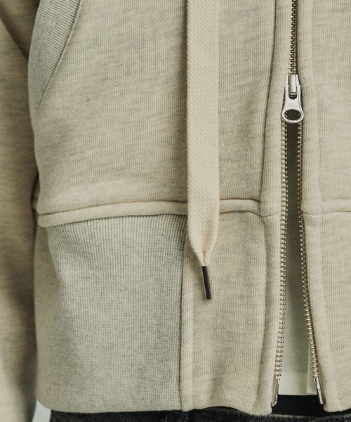 PUBLIC TOKYO（パブリックトウキョウ）の「【残りわずか】極 コンパクトジップフーディ（パーカー・レディース・オフホワイト・FREE）」の14枚目の写真