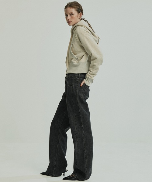 PUBLIC TOKYO（パブリックトウキョウ）の「【残りわずか】極 コンパクトジップフーディ（パーカー・レディース・オフホワイト・FREE）」の6枚目の写真