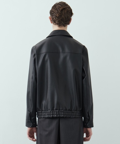 セール】《残りわずか》VINTAGE LEATHER ブルゾン ｜2WAY/スタンド