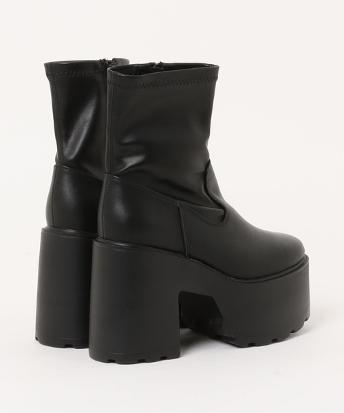 apres jour（アプレジュール）の「ヒールショートブーツ（ブーツ・レディース・ブラック系その他/ブラック・MEDIUM/LARGE/SMALL/X-LARGE）」の9枚目の写真