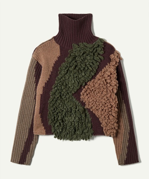 Landscape Intarsia Knit Top（ニット/セーター）｜leinwande（ライン