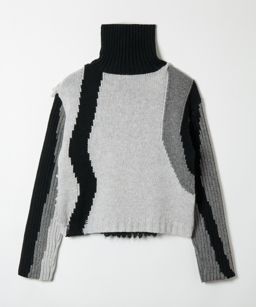 Landscape Intarsia Knit Top（ニット/セーター）｜leinwande（ライン
