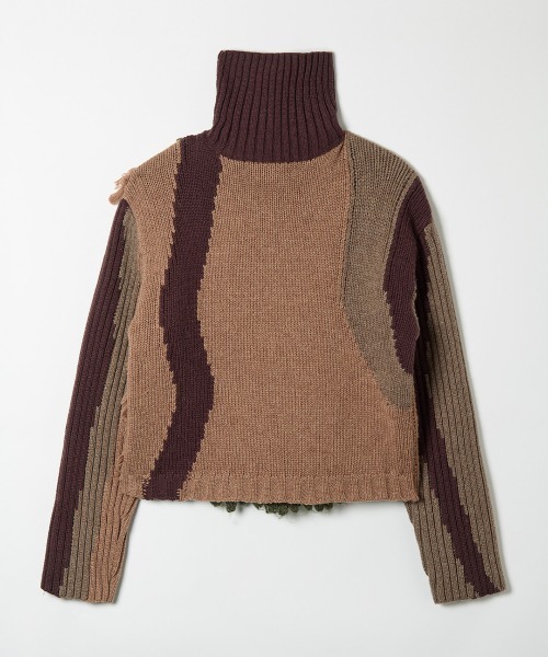 R*7様 最終値下　leinwande  Slope Intarsia Landscape Intarsia Knit Top（ニット/セーター）｜leinwande（ライン