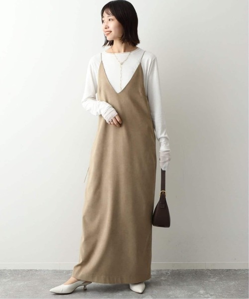 SLOBE IENA（スローブイエナ）の「《WEB限定/追加3》レイヤードスリーブロンTEE（Tシャツ/カットソー・レディース・ブラック/ブラック系その他/ホワイト・FREE）」の21枚目の写真