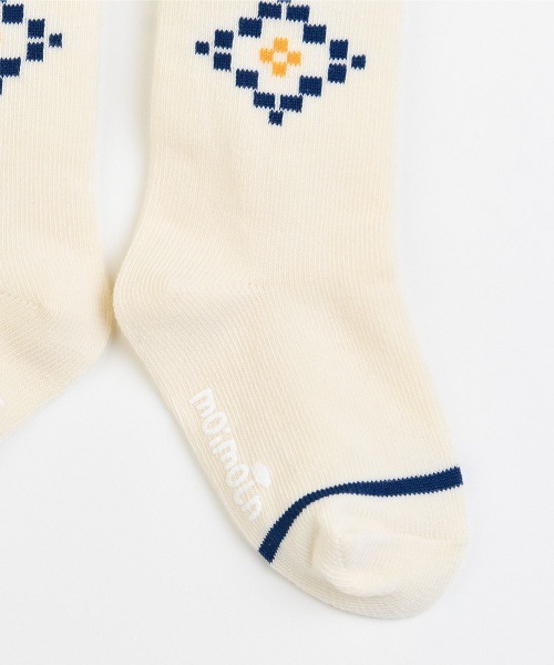 moimoln(モイモルン)の「ノディロングソックス・靴下(ソックス/靴下・キッズ・アイボリー・10cm/12.0cm/14.0cm/16.0cm)」の3枚目の写真