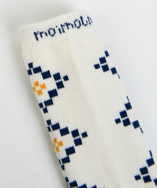 moimoln(モイモルン)の「ノディロングソックス・靴下(ソックス/靴下・キッズ・アイボリー・10cm/12.0cm/14.0cm/16.0cm)」の4枚目の写真