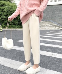 AMAJI（アマジ）の「テーパードパンツ ウエストゴム（スラックス）」