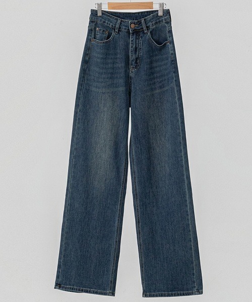 Max J(マックスジェイ)の「【Max J】ストレート デニムパンツ(デニムパンツ・レディース・ブルー・SMALL/MEDIUM/LARGE)」の5枚目の写真