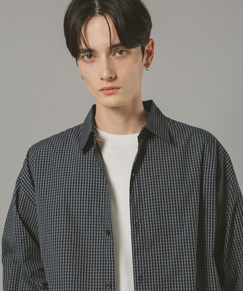 RAGEBLUE(レイジブルー)の「ミニチェック柄シャツ(シャツ/ブラウス・メンズ・ネイビー/ブラウン系その他・LARGE/MEDIUM)」の14枚目の写真