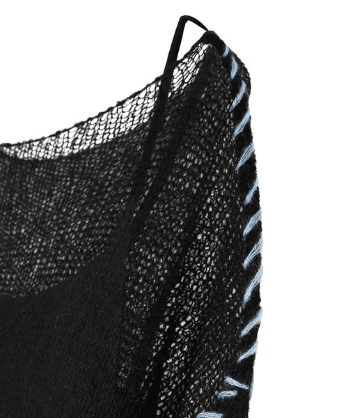forget-me-nots(フォーゲットミーノッツ)の「Forget-me-nots Knit Maxi One Piece FMN-25AW-OP-001(ワンピース・レディース・ブラック/グレー・FREE)」の13枚目の写真