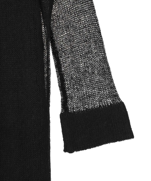 forget-me-nots(フォーゲットミーノッツ)の「Forget-me-nots Knit Maxi One Piece FMN-25AW-OP-001(ワンピース・レディース・ブラック/グレー・FREE)」の14枚目の写真