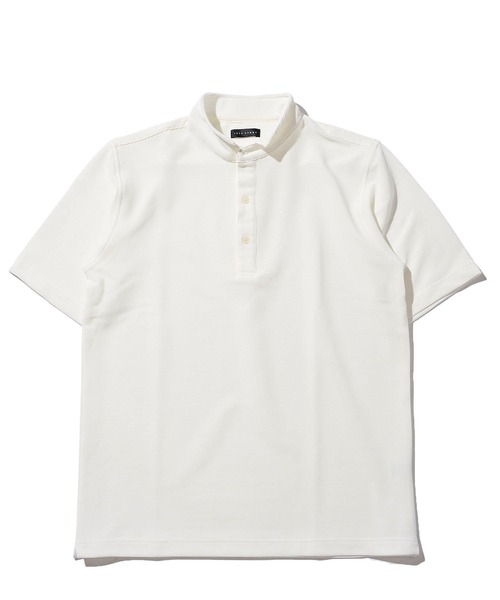 TETE HOMME（テットオム）の「リップルボーダースタンドポロ（ポロシャツ・メンズ・ネイビー/サックスブルー/ホワイト・XX-LARGE/LARGE/MEDIUM）」の17枚目の写真