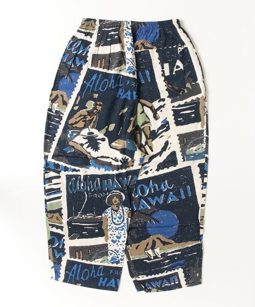 PORTER CLASSIC（ポータークラシック）の「Porter Classic / ポータークラシック：HAWAIIAN OUTDOOR ALOHA PANTS：PC-024-3257[COR]（その他パンツ・メンズ・ブラック・L）」の2枚目の写真