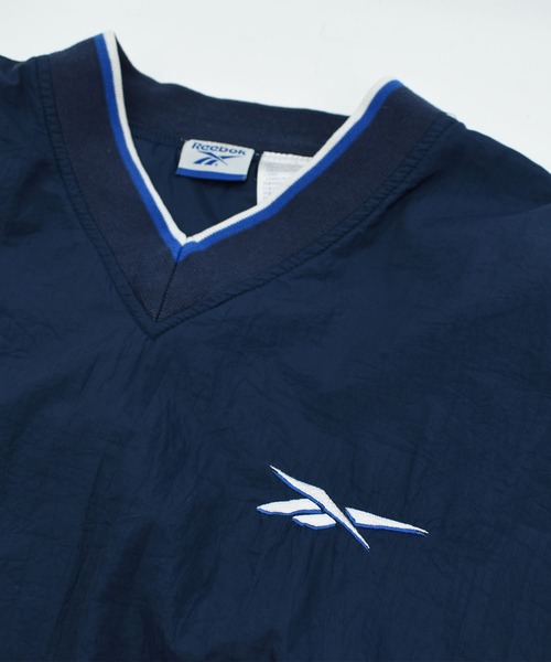 Reebok（リーボック）の「【USED】90’s Reebok トラック プルオーバー（ナイロンジャケット・メンズ・ネイビー・LARGE）」の2枚目の写真