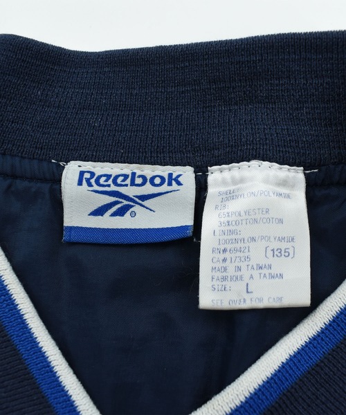Reebok（リーボック）の「【USED】90’s Reebok トラック プルオーバー（ナイロンジャケット・メンズ・ネイビー・LARGE）」の6枚目の写真