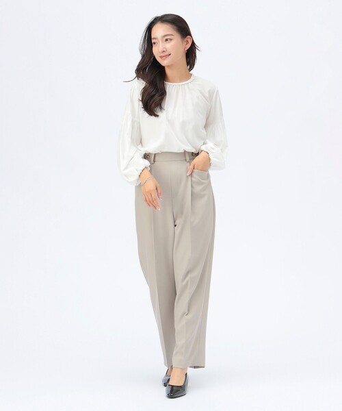 BEAMS HEART(ビームスハート)の「【セレモニー・ハレの日】飾りテープ ブラウス(シャツ/ブラウス・レディース・オフホワイト/ブラック・FREE)」の21枚目の写真