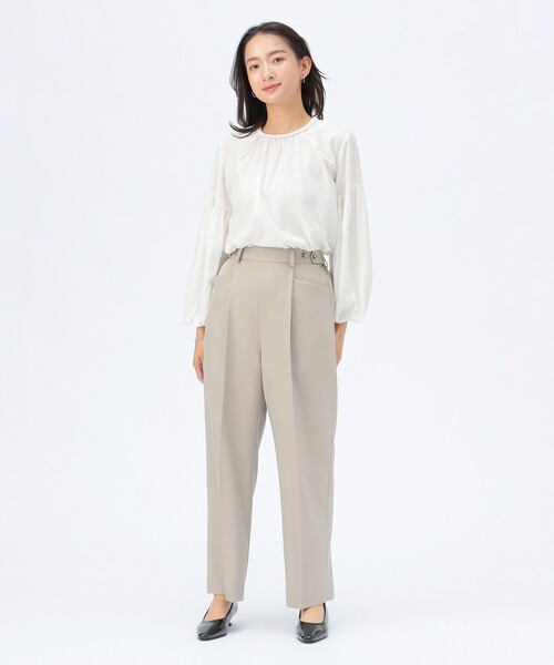 BEAMS HEART(ビームスハート)の「【セレモニー・ハレの日】飾りテープ ブラウス(シャツ/ブラウス・レディース・オフホワイト/ブラック・FREE)」の22枚目の写真
