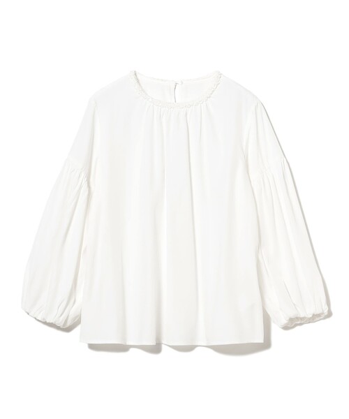 BEAMS HEART(ビームスハート)の「【セレモニー・ハレの日】飾りテープ ブラウス(シャツ/ブラウス・レディース・オフホワイト/ブラック・FREE)」の11枚目の写真