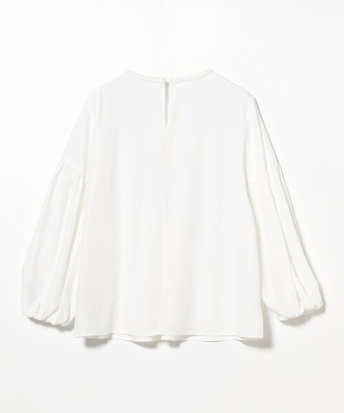 BEAMS HEART(ビームスハート)の「【セレモニー・ハレの日】飾りテープ ブラウス(シャツ/ブラウス・レディース・オフホワイト/ブラック・FREE)」の14枚目の写真