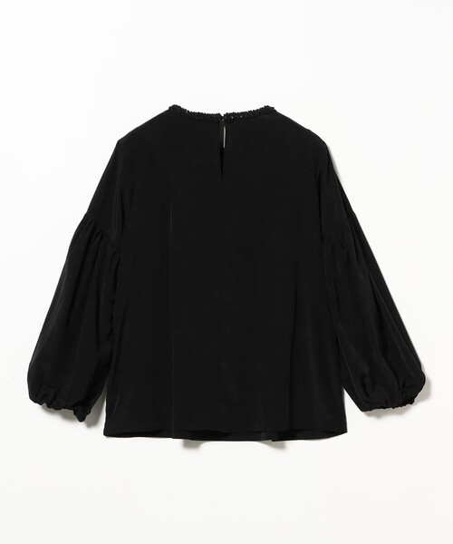 BEAMS HEART(ビームスハート)の「【セレモニー・ハレの日】飾りテープ ブラウス(シャツ/ブラウス・レディース・オフホワイト/ブラック・FREE)」の5枚目の写真