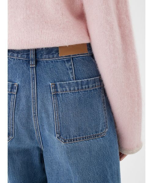 Mila Owen(ミラオーウェン)の「パッチポケットデザインシガレットデニムパンツ(デニムパンツ・レディース・インディゴブルー/ブルー/ライトブルー・0/1/00)」の10枚目の写真
