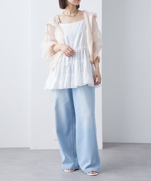 mystic(ミスティック)の「【3サイズ展開】カットオフオーバーダイデニム(デニムパンツ・レディース・ブルー/ブルー系その他2・2/0/1)」の18枚目の写真