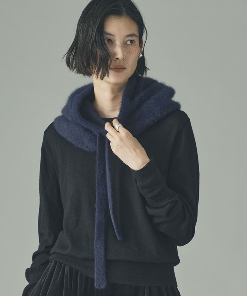 Curensology(カレンソロジー)/FOXカシミヤバラクラバ（ニットキャップ