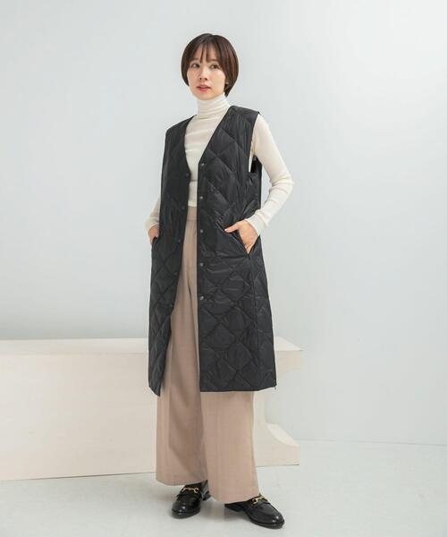 TAION VNECK LONG DOWN GILET（ダウンベスト）｜URBAN RESEARCH ROSSO