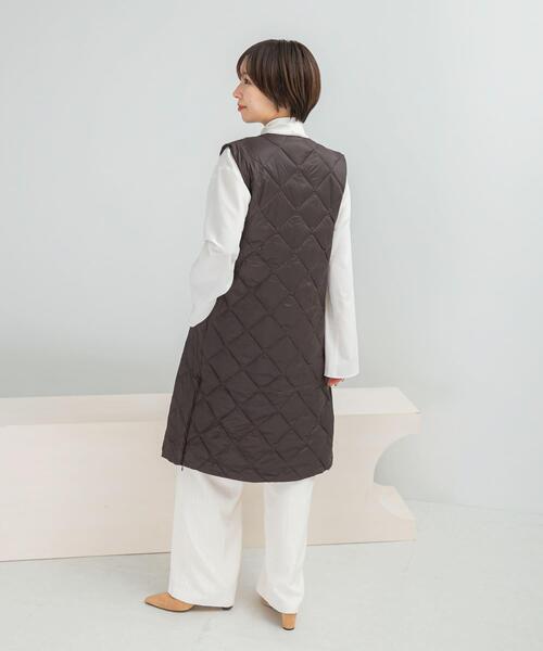 TAION VNECK LONG DOWN GILET（ダウンベスト）｜URBAN RESEARCH ROSSO
