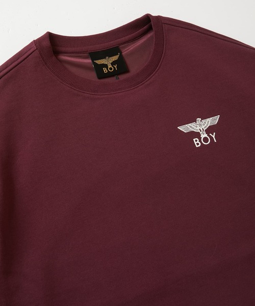 BOY LONDON（ボーイロンドン）の「【BOY LONDON】BOYLDN HEAVY SWEAT WINE（スウェット・メンズ・ワインレッド・LARGE/MEDIUM/X-LARGE）」の6枚目の写真